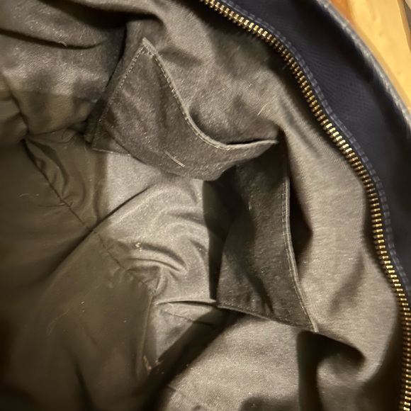 Navy Blue Coach City Zip Tote - Picture 6 of 7